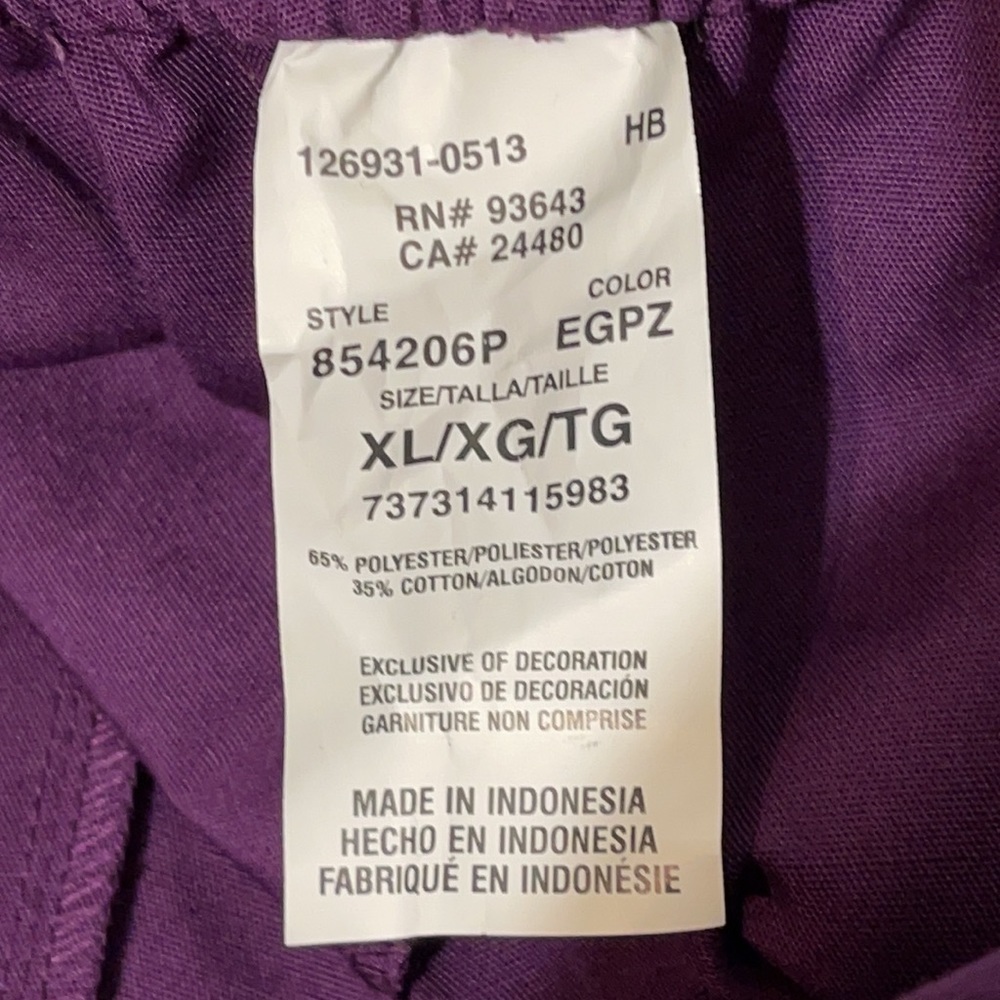 Dickies Every Day Scrubs Missy Fit Petite Drawstring Scrub Pant 3 Pocket NWT - Picture 6 of 11